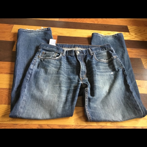 Levi's Other - Destroyed men’s Levi 36W 32L Jeans straight leg